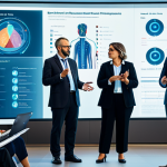 **

"A diverse group of healthcare professionals attending a conference on digital transformation in healthcare, fully clothed in professional attire, presenting on stage with a holographic display showing data security protocols. Modern conference room setting, safe for work, appropriate content, perfect anatomy, correct proportions, well-formed hands, proper finger count, professional, family-friendly."

**
