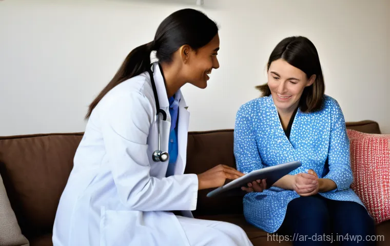 디지털 헬스케어의 발전과 데이터 주권 - **Prompt 1: Empowering Digital Health Management**
    "A vibrant, eye-level shot of a diverse young...